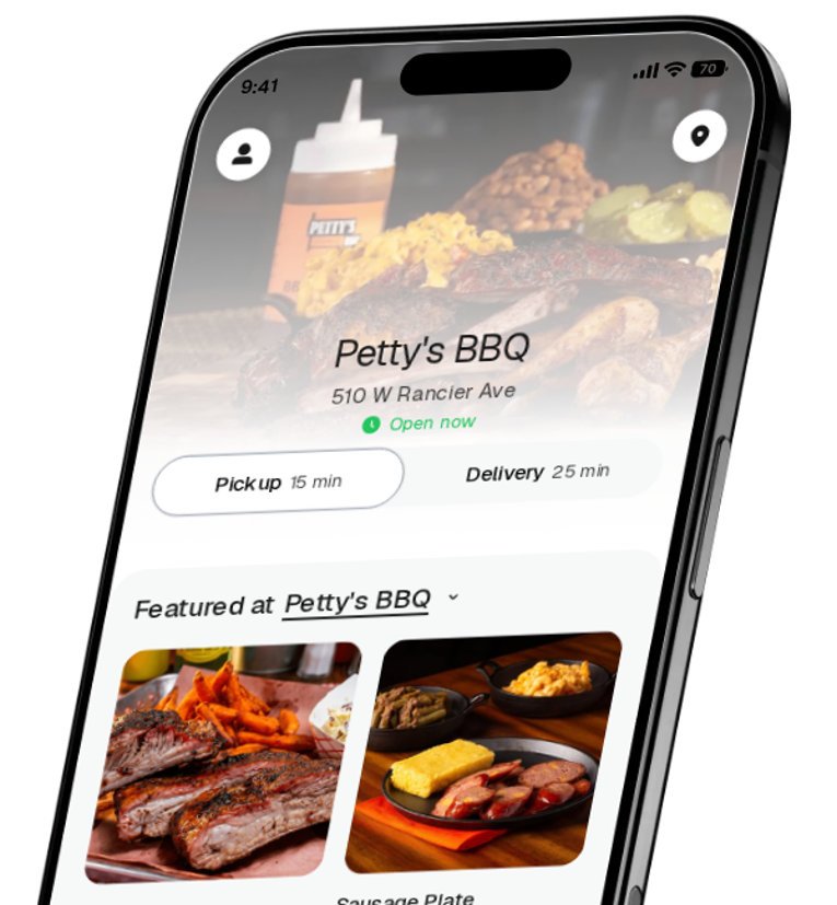 Petty's BBQ app preview